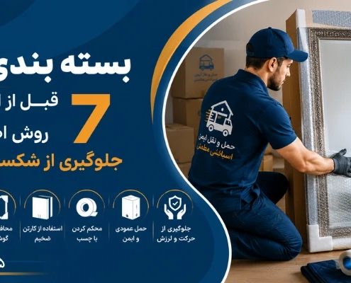 جابجایی آینه - بسته بندی آینه
