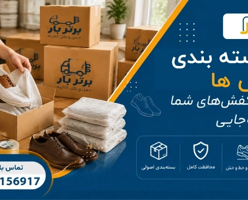 بسته بندی کفش ها برای اسباب کشی؛ روش های اصولی و جلوگیری از آسیب 2 محافظ از کفش ها در جابجایی - بسته بندی کفش برای اسباب کشی